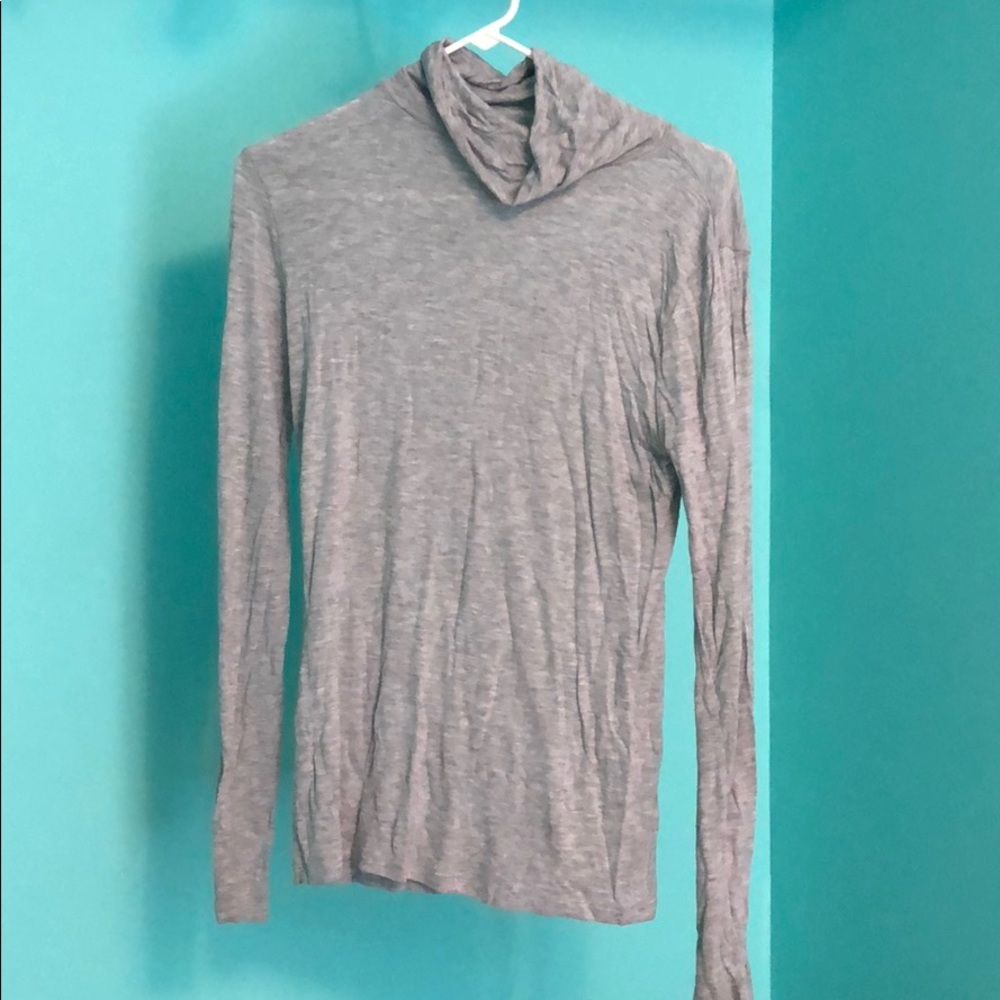 Gray Turtleneck